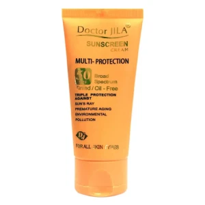 کرم ضد آفتاب SPF50 رنگی دکتر ژیلا مولتی پروتکشن 50 گرم